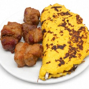 Cachapa con queso y cerdo
