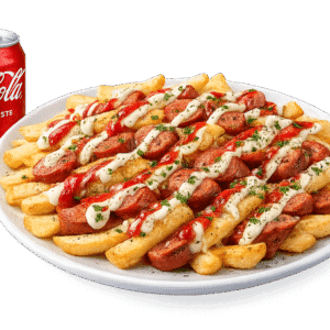 Salchipapa especial